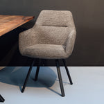 Eetkamerstoel Raaf | Stof Taupe