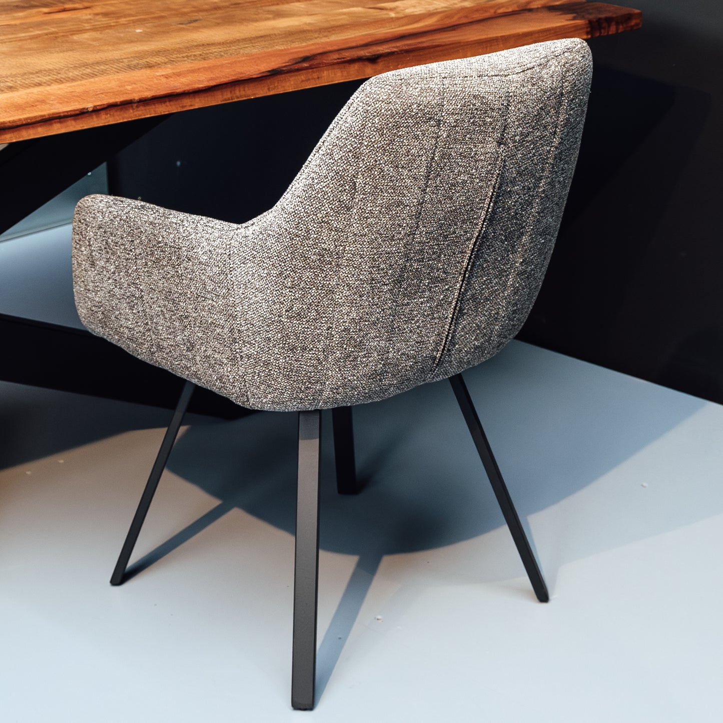 Eetkamerstoel Raaf | Stof Grijs