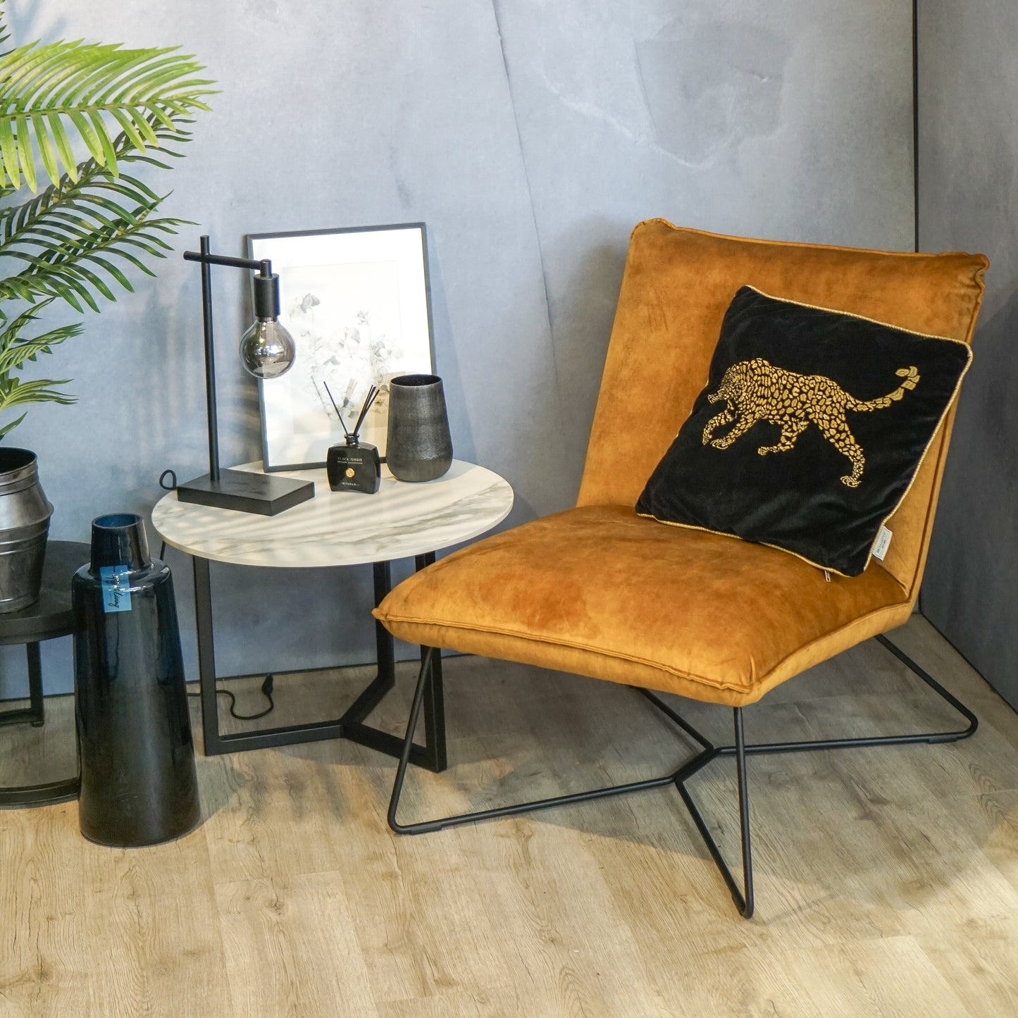 Marmeren Salontafel Rond 60 Mat Wit