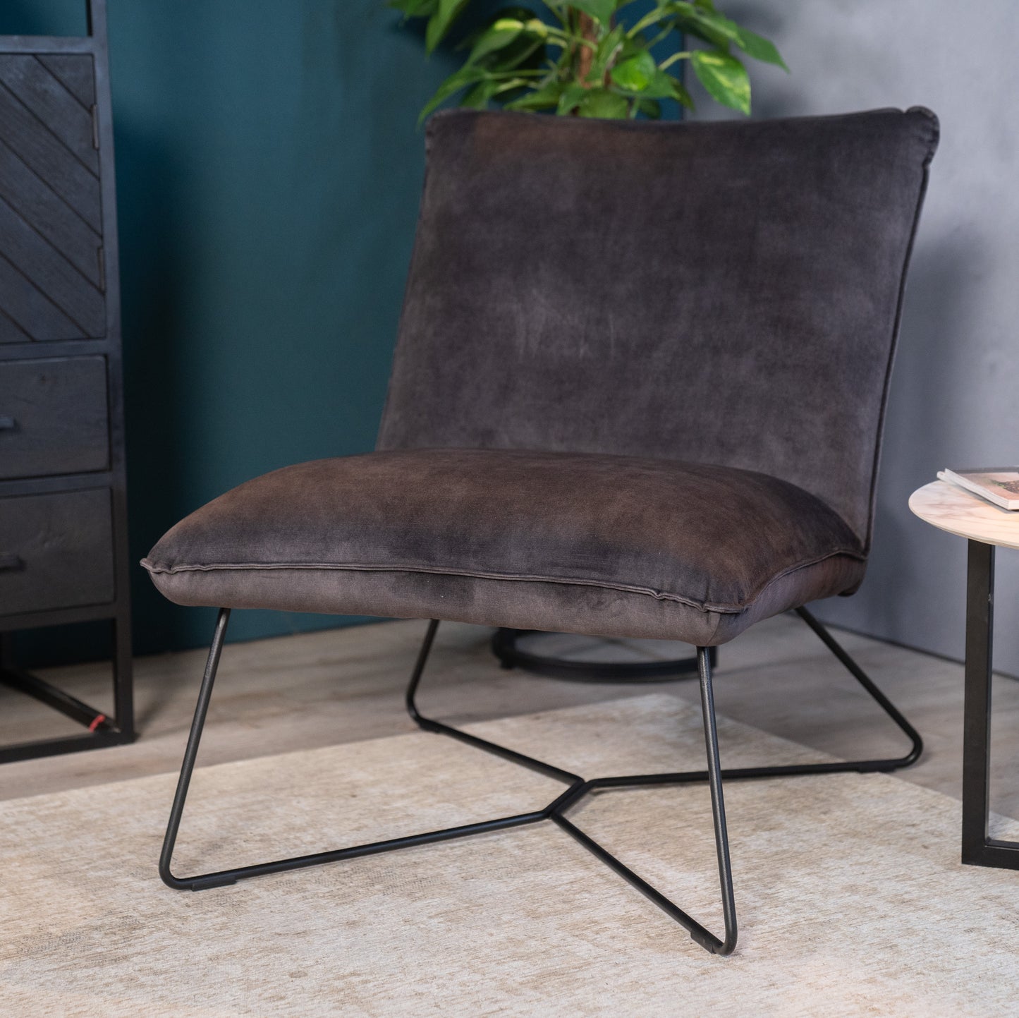 Fauteuil Jari Antraciet