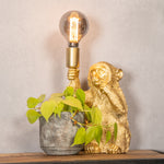 Tafellamp Monkey | Goud 23,5