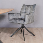 velvet eetkamerstoel dinant