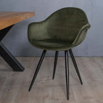 Eetkamerstoel Forli | Army Fluweel
