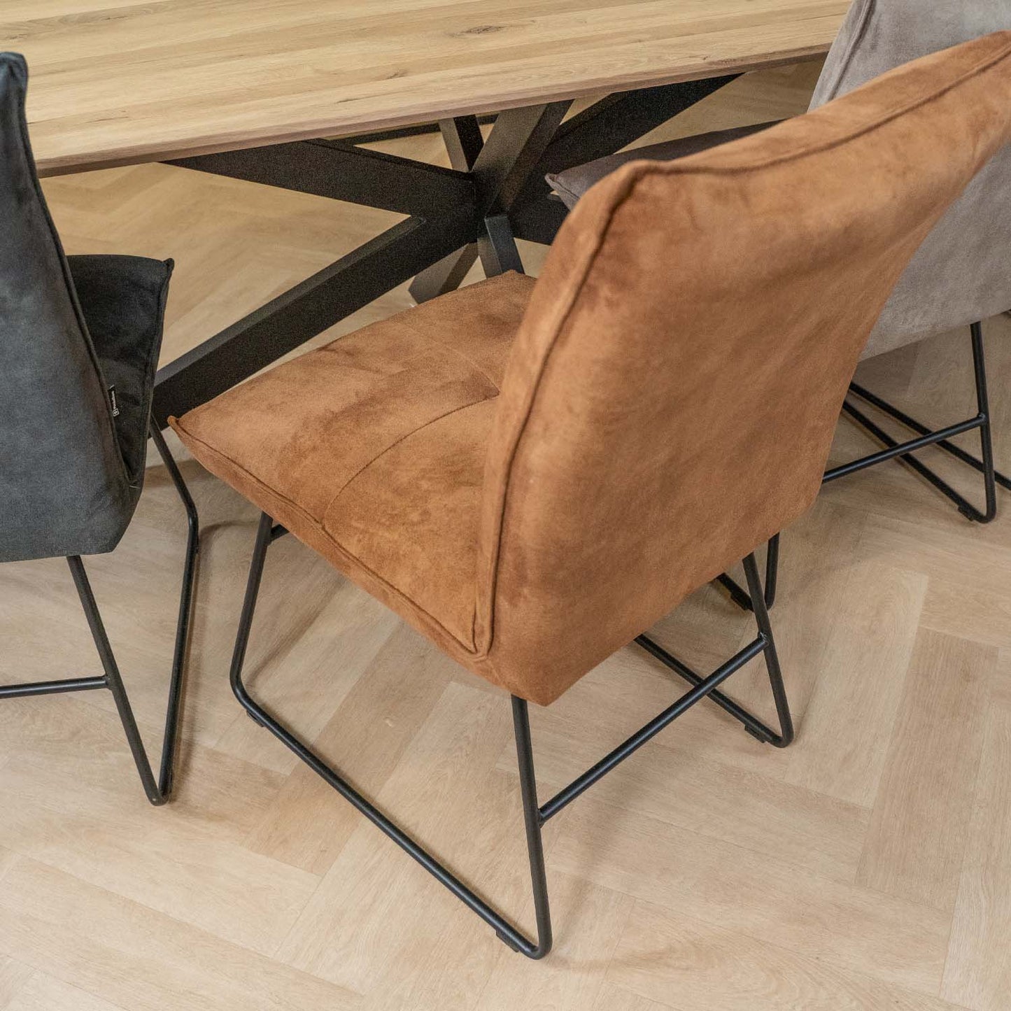 Eetkamerstoel Ivo Clyde Antraciet