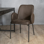 Eetkamerstoel Jari | Microvezel Antraciet