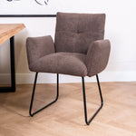 Eetkamerstoel Dante teddy bruin