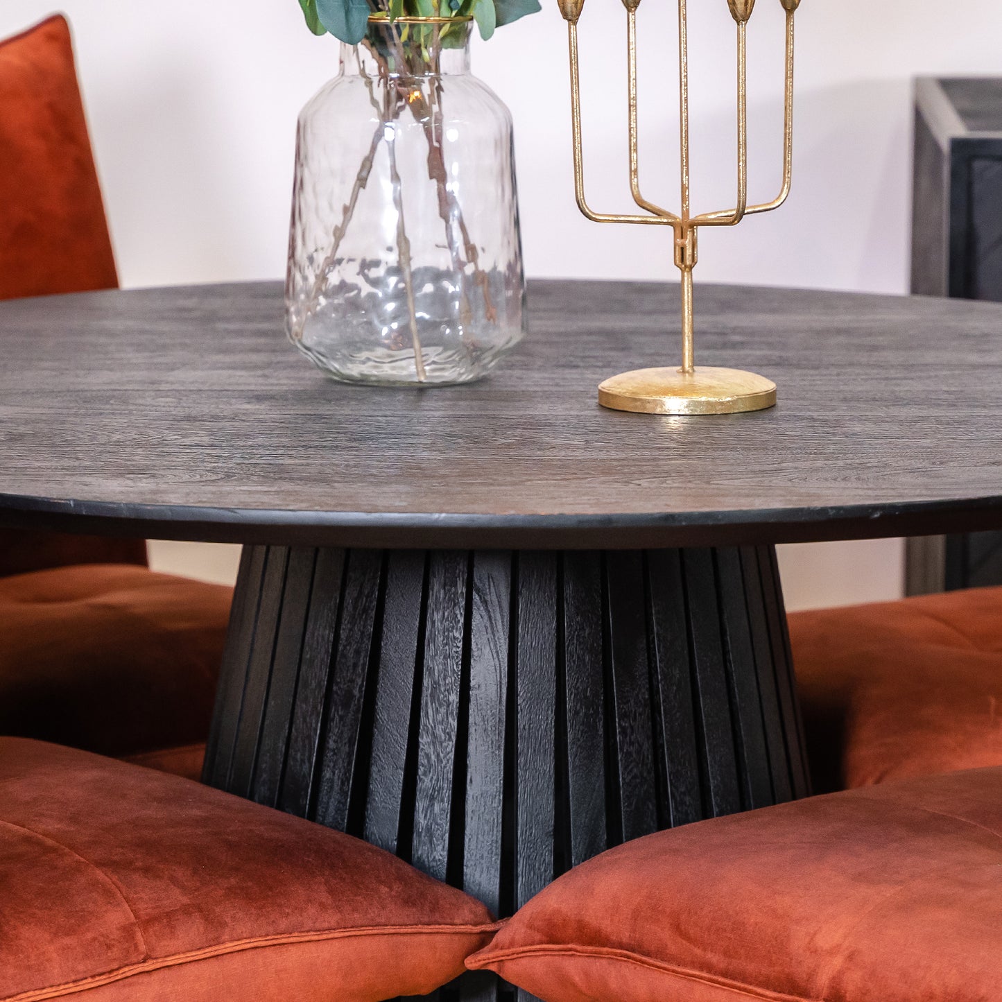 Eettafel Burundi | Zwart Acaciahout