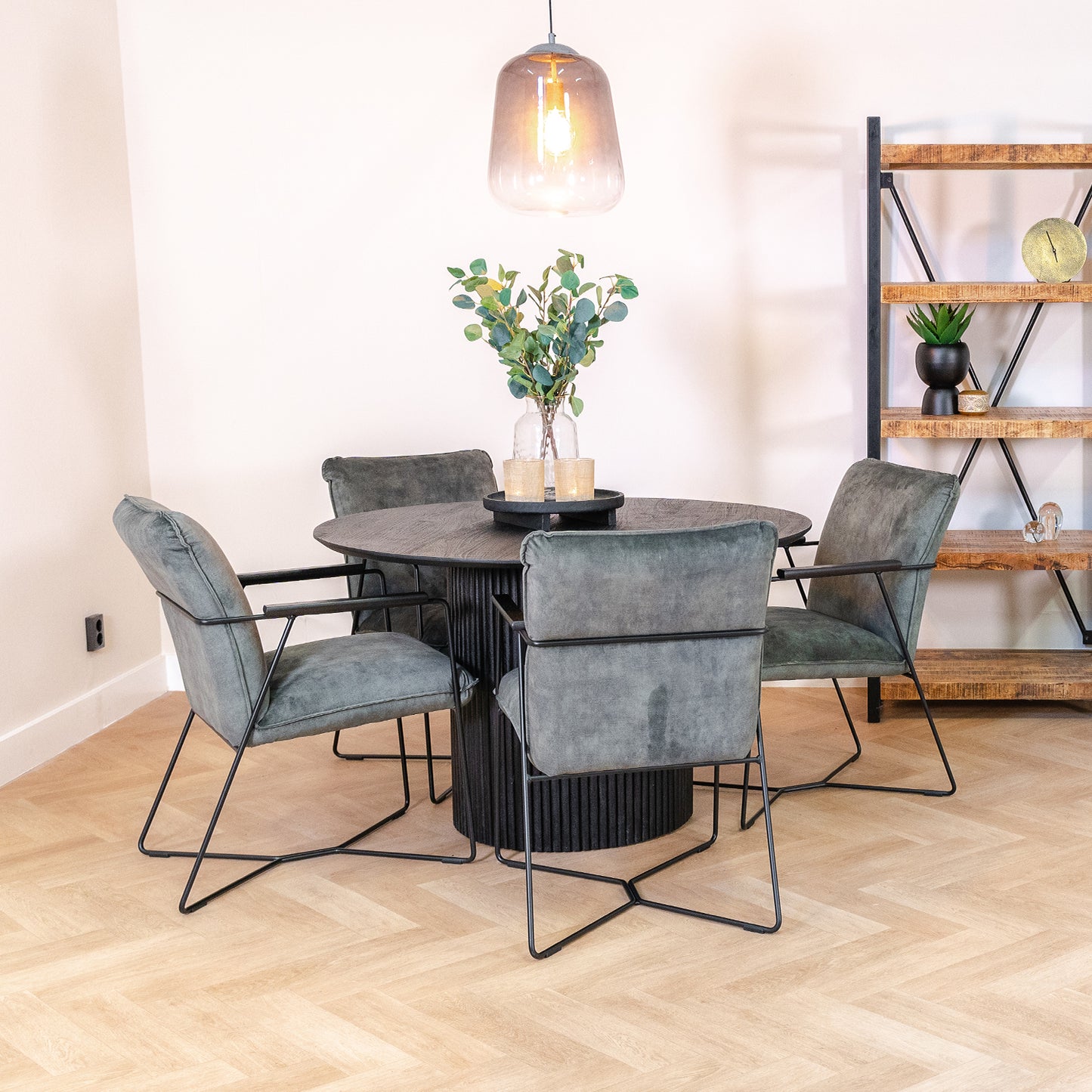 Eettafel Congo | Zwart Mangohout