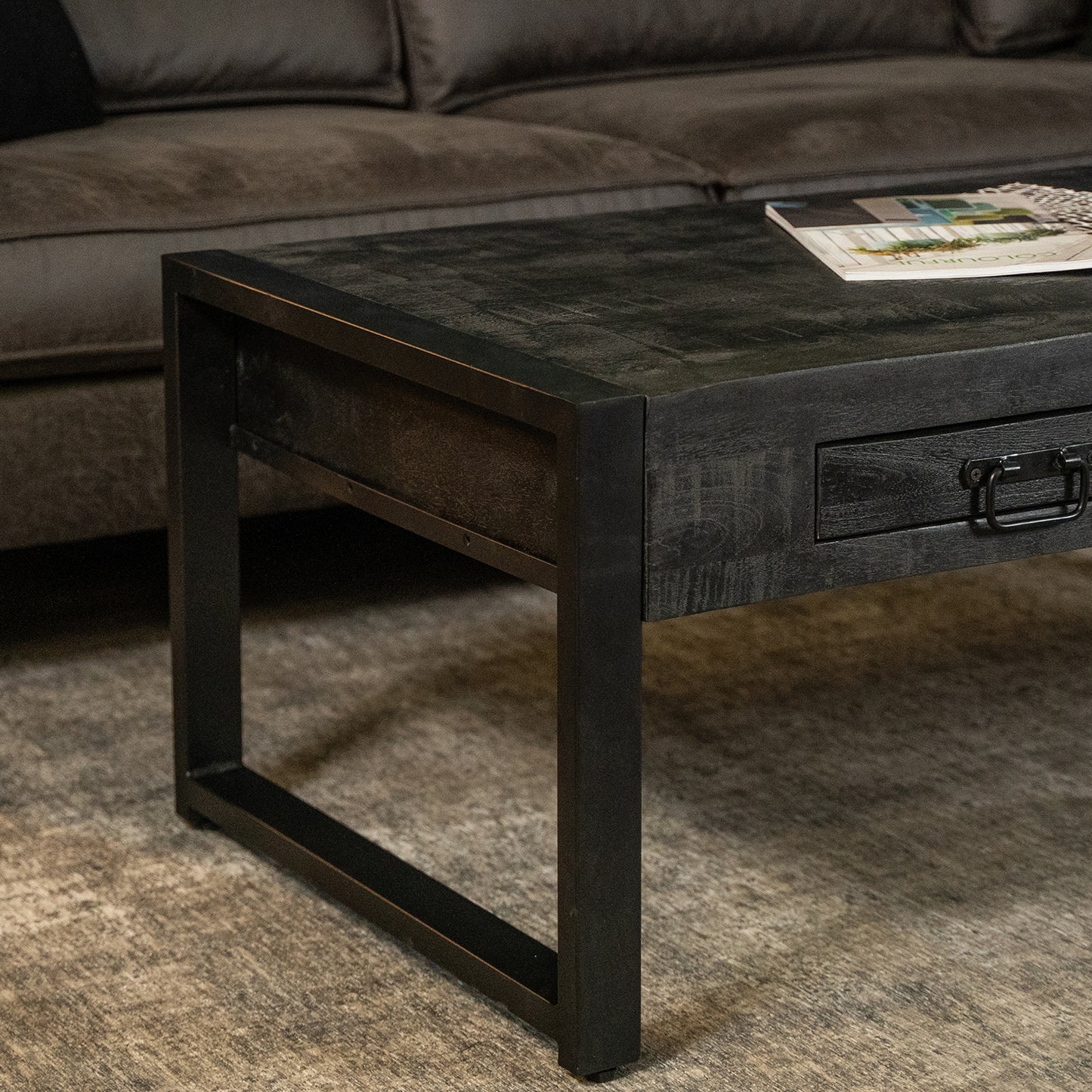 Salontafel Britt | 2 Lades | Black