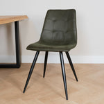 goedkope eetkamerstoel jay army groen