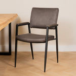 Eetkamerstoel Bodie | Antraciet Microvezel