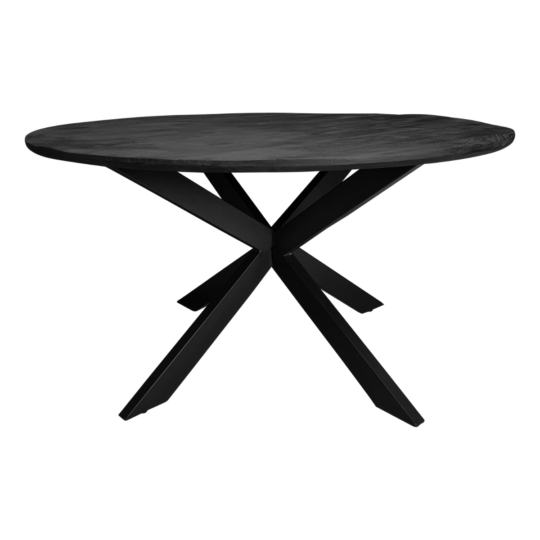 Eettafel Eros rond, vooraanzicht op witte achtergrond