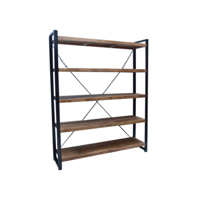 witfoto boekenkast britt mangohout