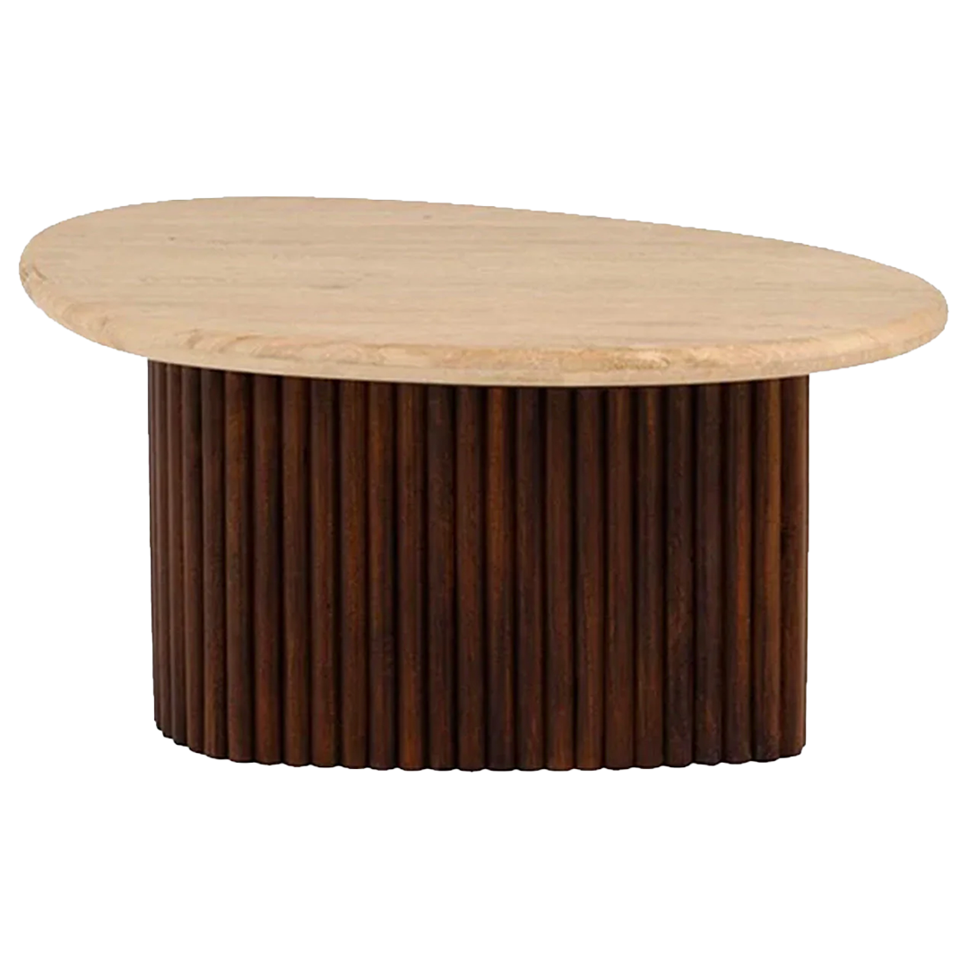 Travertin Salontafel