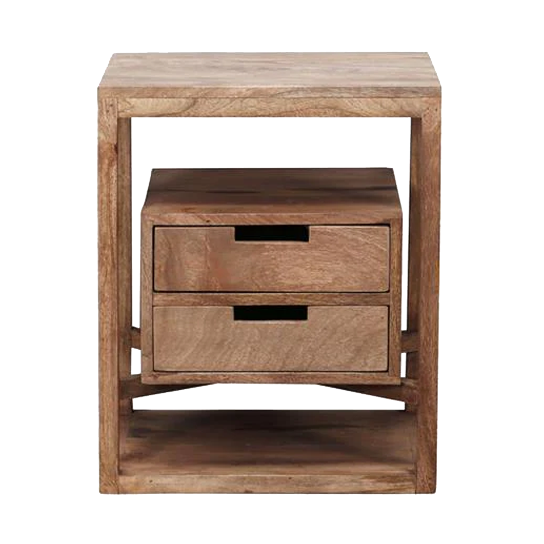 Nachtkastje Mangohout