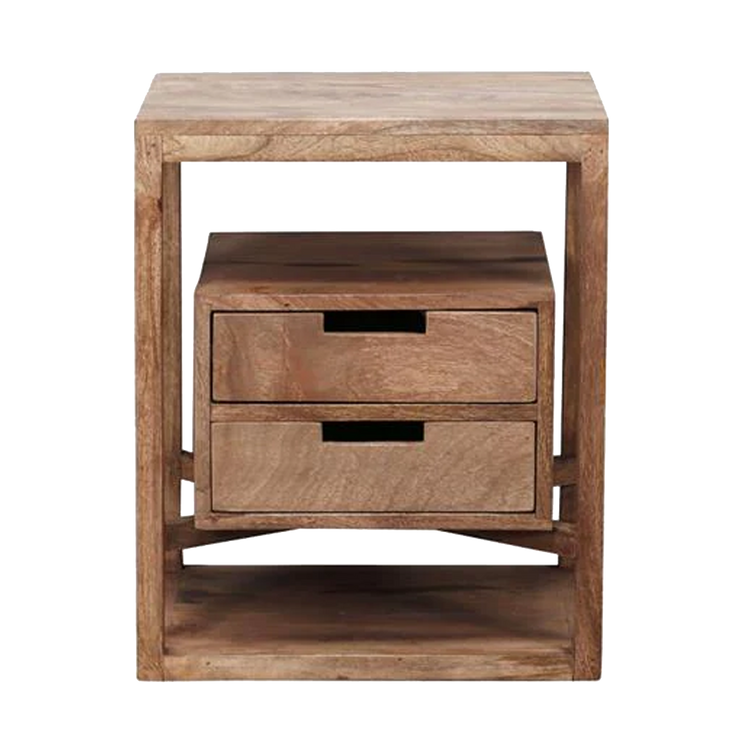 Nachtkastje Mangohout