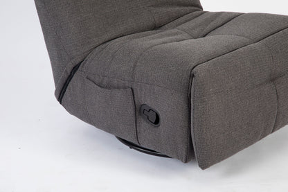 Relaxfauteuil Lazy | Grijs Stof — Detail