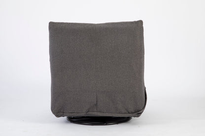 Relaxfauteuil Lazy | Grijs Stof — Achteraanzicht - witfoto