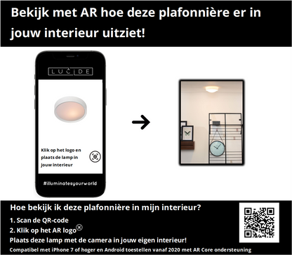 Plafonnière Lex | Ø 25 cm