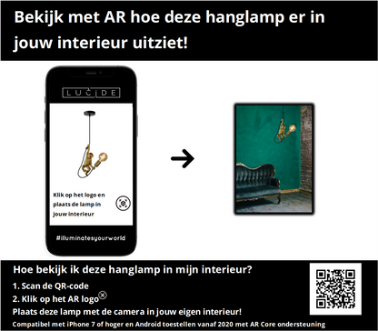 Hanglamp Extravaganza Chimp | Zwart