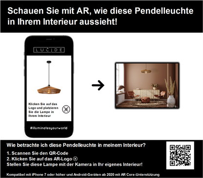 Hanglamp Yunkai | Ø 50 cm | Naturel