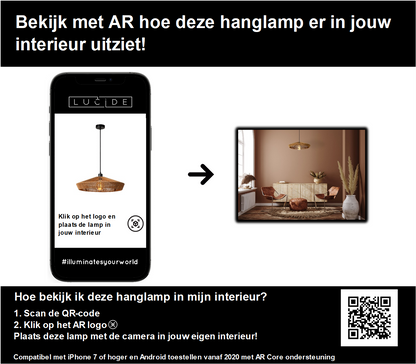 Hanglamp Yunkai | Ø 50 cm | Naturel