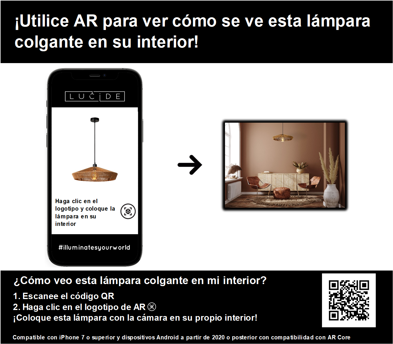 Hanglamp Yunkai | Ø 50 cm | Naturel