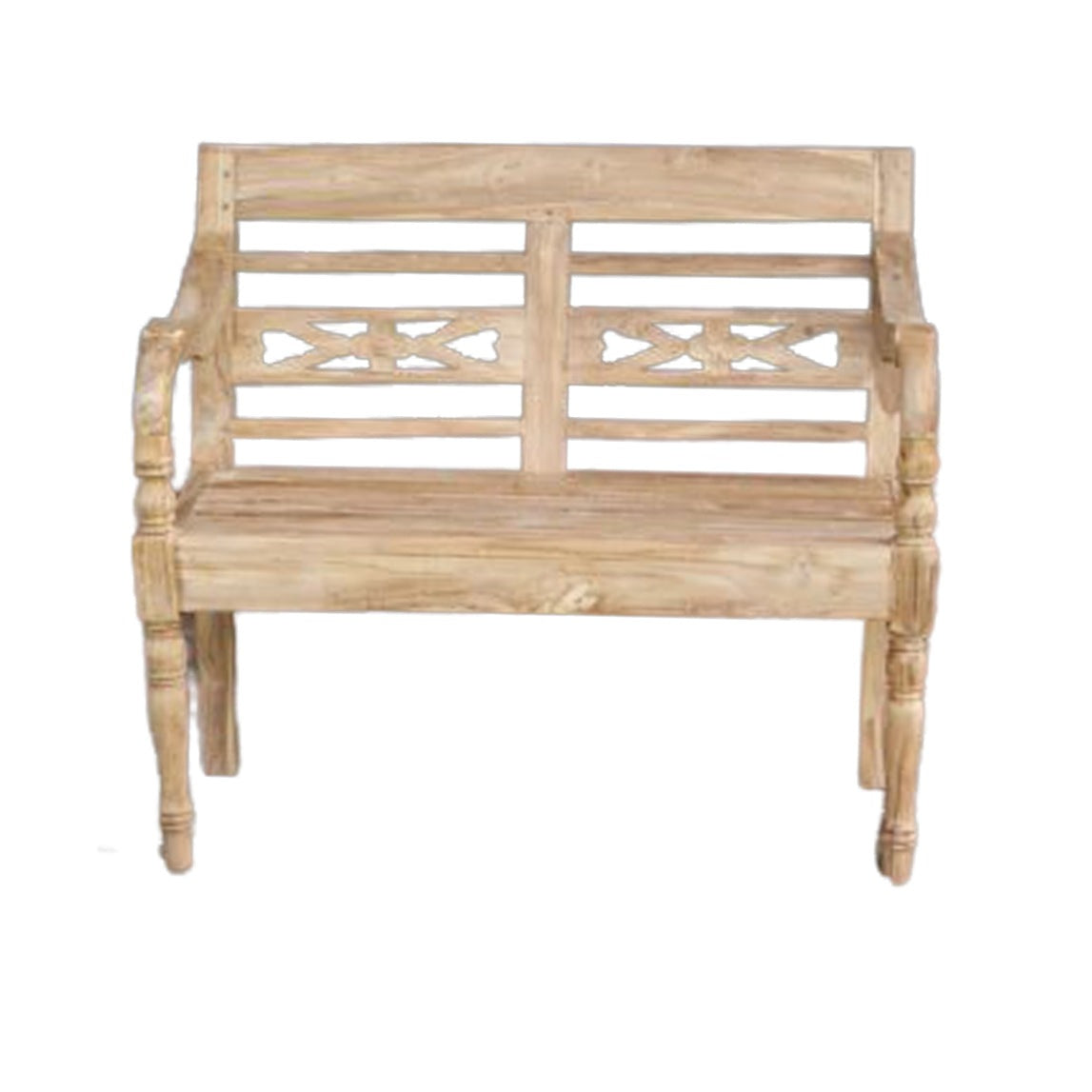 Tuinbank Station | Naturel Teakhout