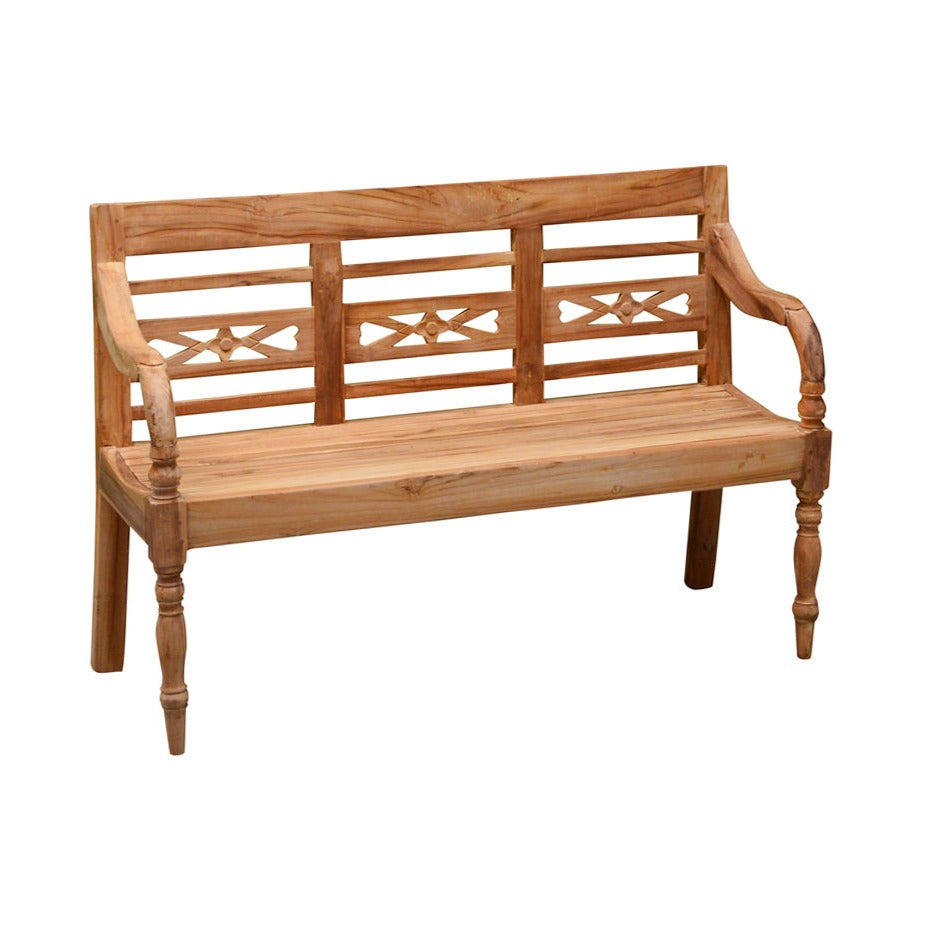 Tuinbank Station | Naturel Teakhout