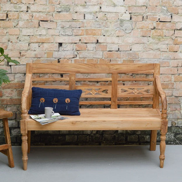 Tuinbank Station | Naturel Teakhout