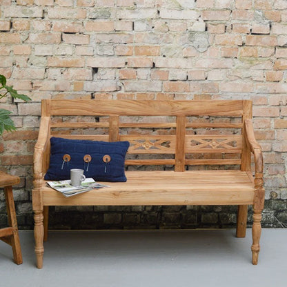 Tuinbank Station | Naturel Teakhout