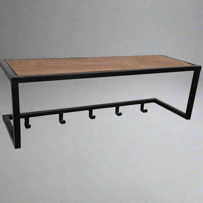 Kapstok Brix | Zwart Mangohout