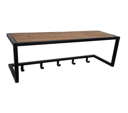 Kapstok Brix | Zwart Mangohout