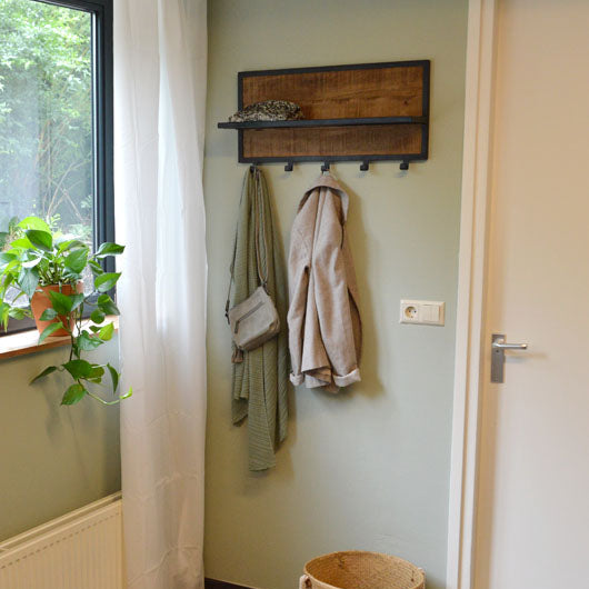 Kapstok Brix | Naturel Mangohout