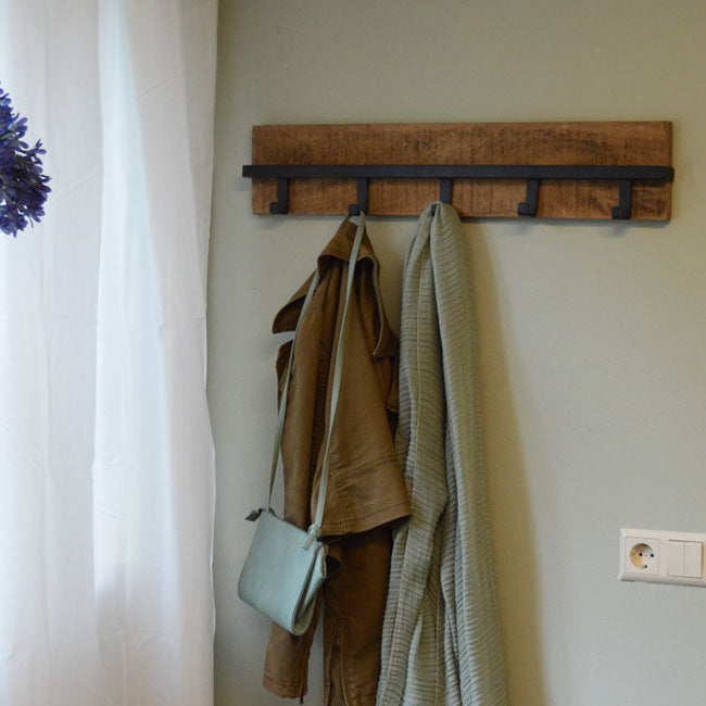 Kapstok Brix | Naturel Mangohout