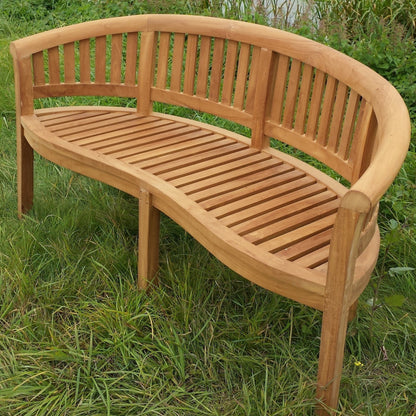 Tuinbank Banana | Naturel Teakhout