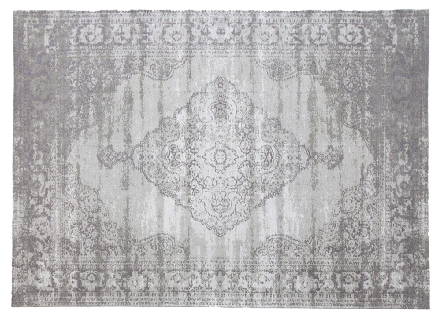 Vloerkleed Brix | Grijs Katoen