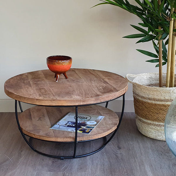 Salontafel Evan | Naturel Mangohout