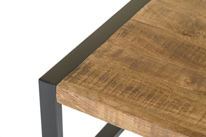 Salontafel Nairobi mangohout 110 x 60 cm, detail van het materiaal