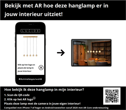 Hanglamp Dilenko | 5 | Goud