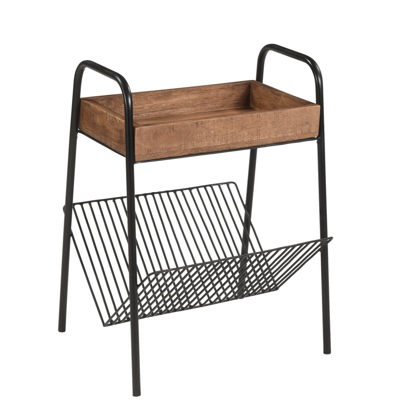 Bijzettafel Brix | Naturel Mangohout