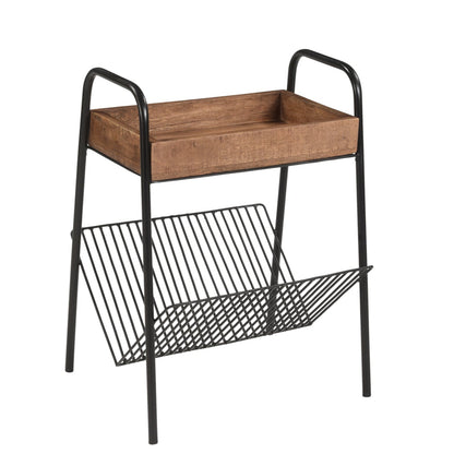 Bijzettafel Brix | Naturel Mangohout