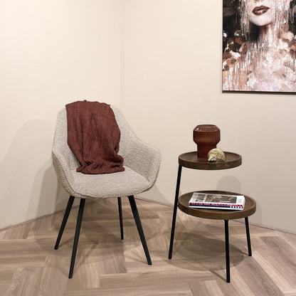 Bijzettafel Ruby | Naturel Mangohout