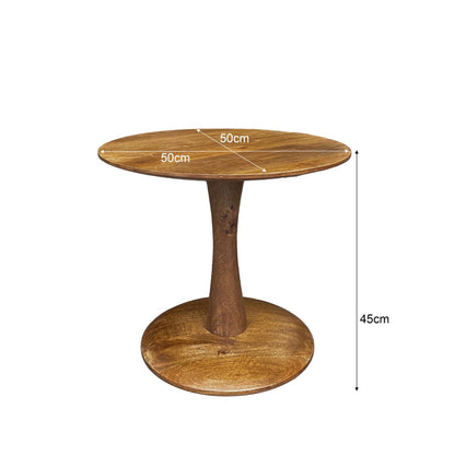 Salontafel Brix Vivian | 50 cm | Naturel Mangohout