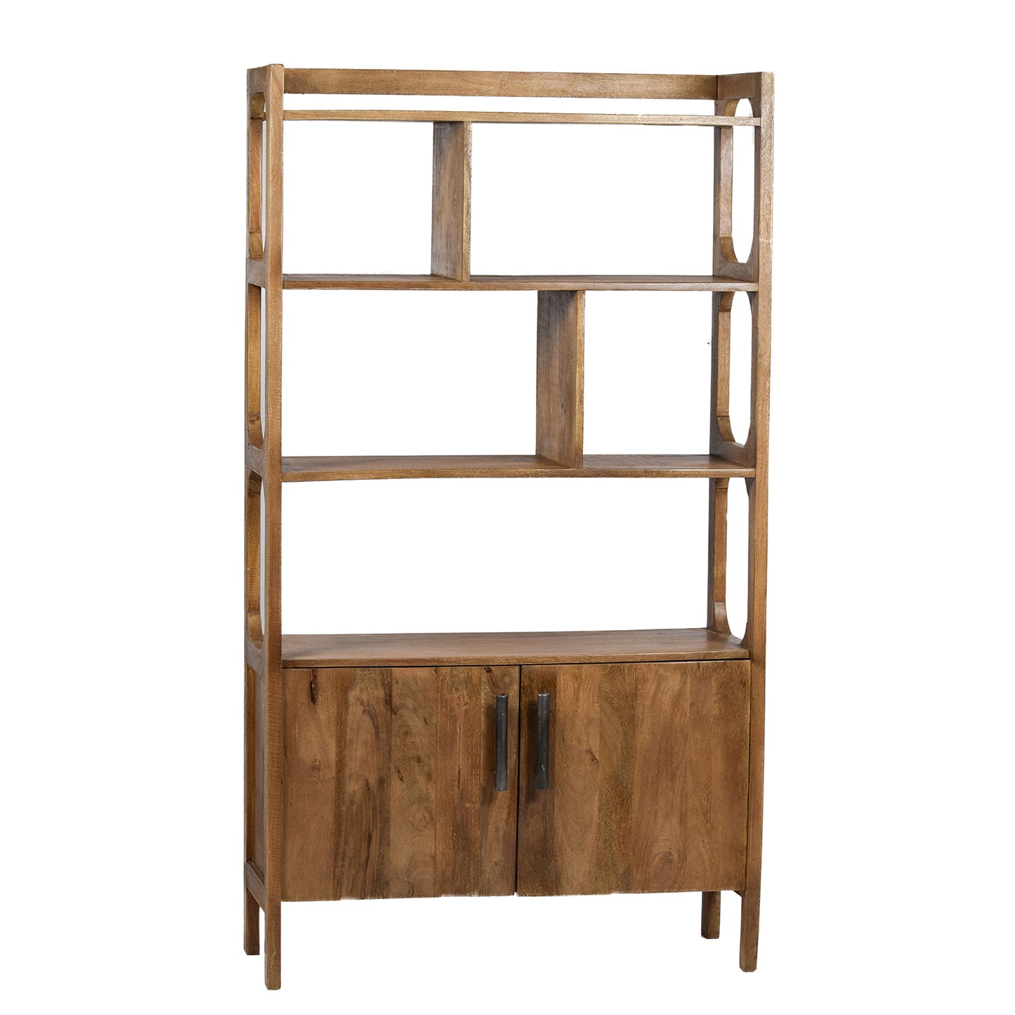 Boekenkast Brix Damian | Mangohout | Naturel hout