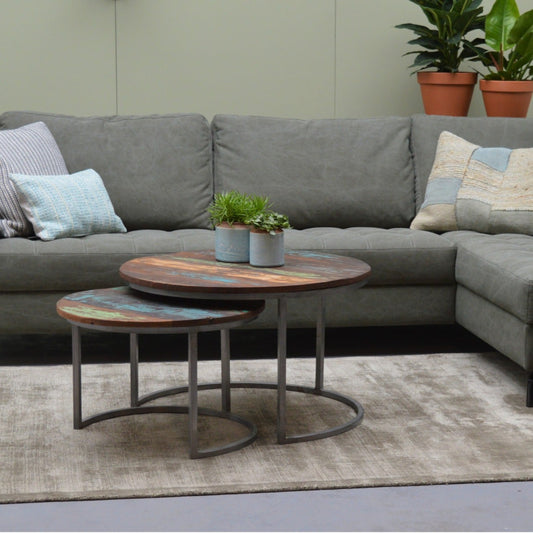 Vloerkleed Brix | Beige Katoen