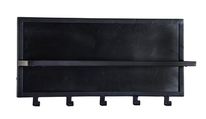 Kapstok Brix | Zwart Mangohout