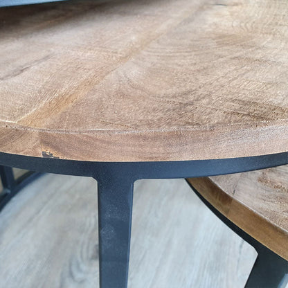Salontafelset Jerrel | Naturel Mangohout