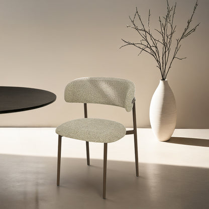 Eetkamerstoel Micah | Stof | Walnoot Poot