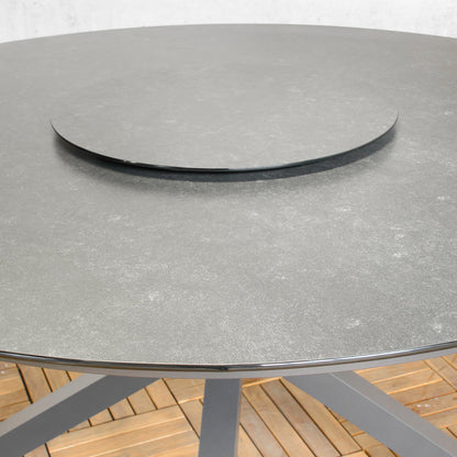 Tuintafel Atalanta | Rond | Zwart